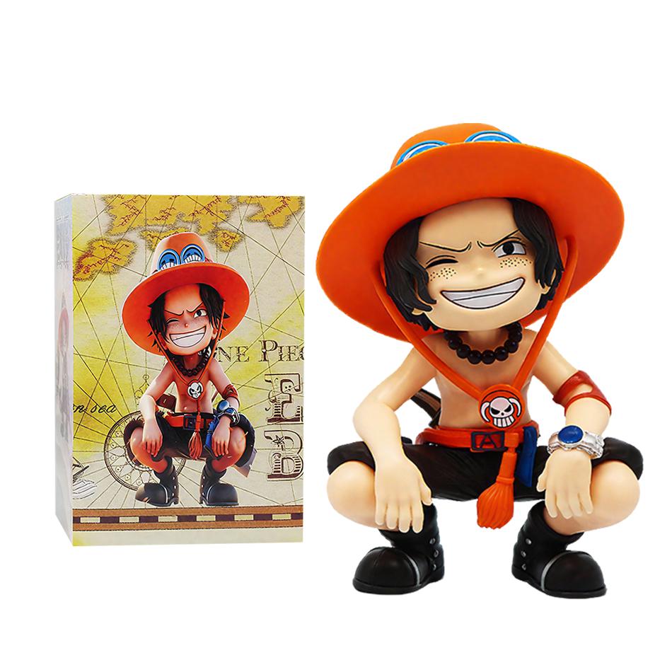 13Cm Anime  Figurine Monkey D Luffy Roronoa Zoro Kawaii Toys Q Figural Nendoroid Car Decoration Pvc Model Birthday Gifts