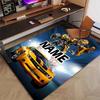 Custom Bumblebee Mat Personalized Name, Polyester Washable Indoor Entryway Rug, Gift for Christmas, Easter, Thanksgiving Day