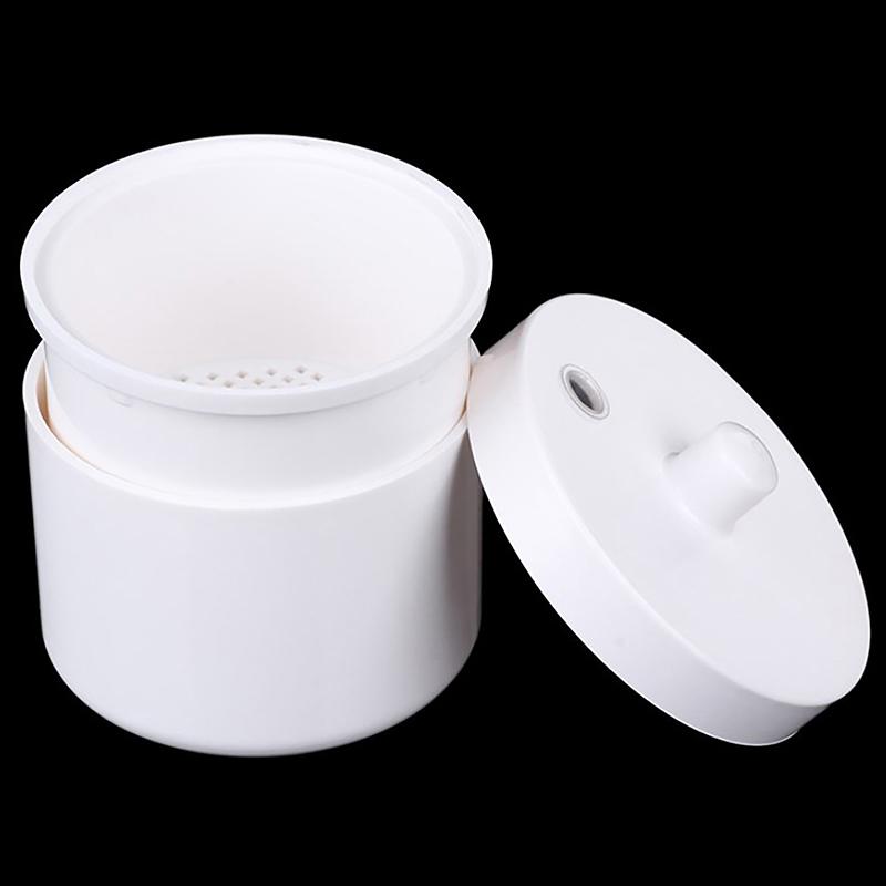 Nail Art Drill Bits Grinding Head Sterilizer Disinfection Box Nail Tool Cleaning Box Manicure Storage Case Clipper Accessories