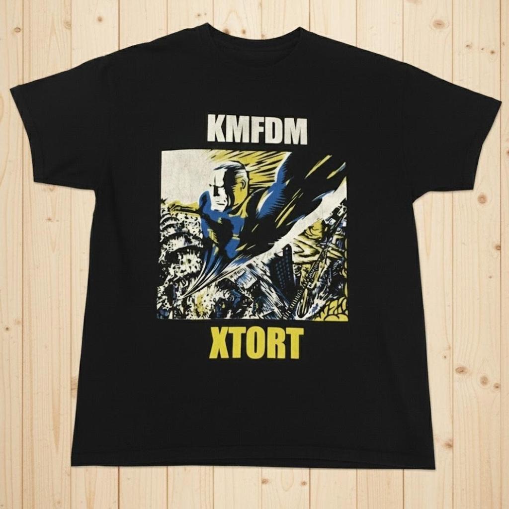 KMFDM Xtort schwarzes T-Shirt Nachdruck Geschenk Fan T-Shirt AN70212 Unisex T-Shirt
