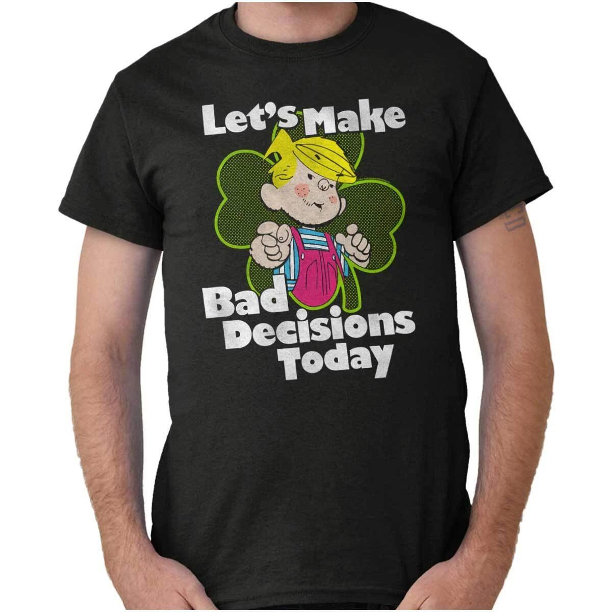 Dennis The Menace Make Bad Decisions Graphic T Shirt Men or Women XL