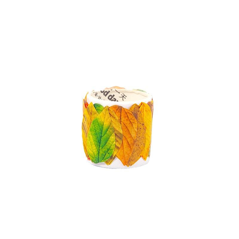 Champs-Élysées Fallen Leaves Washi Tape Series: 8 Creative Designs for DIY Journals and Decoration