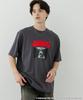 Sense of Place Men's Custom JAWS Print T-Shirt, Size B, AAA5-11B128, Charcoal, Medium
