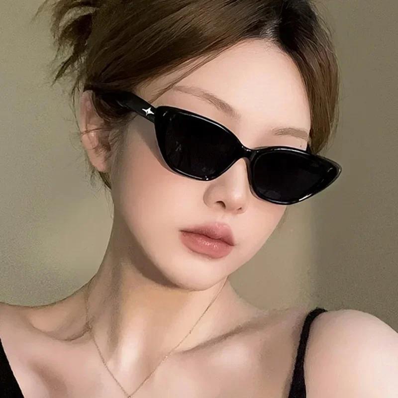 Vintage Triangle Cat Eye Sunglasses for Women UV400 Protection Fashion Luxury Designer Female Eyewear Lentes De Sol Mujer