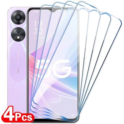 Προστατευτικό οθόνης 4PCS για OPPO A78 A98 A97 A95 A94 A74 4G A76 A54 A16 A16K Tempered Glass για OPPO A96 A17 A15 A73 A53 A93 A72