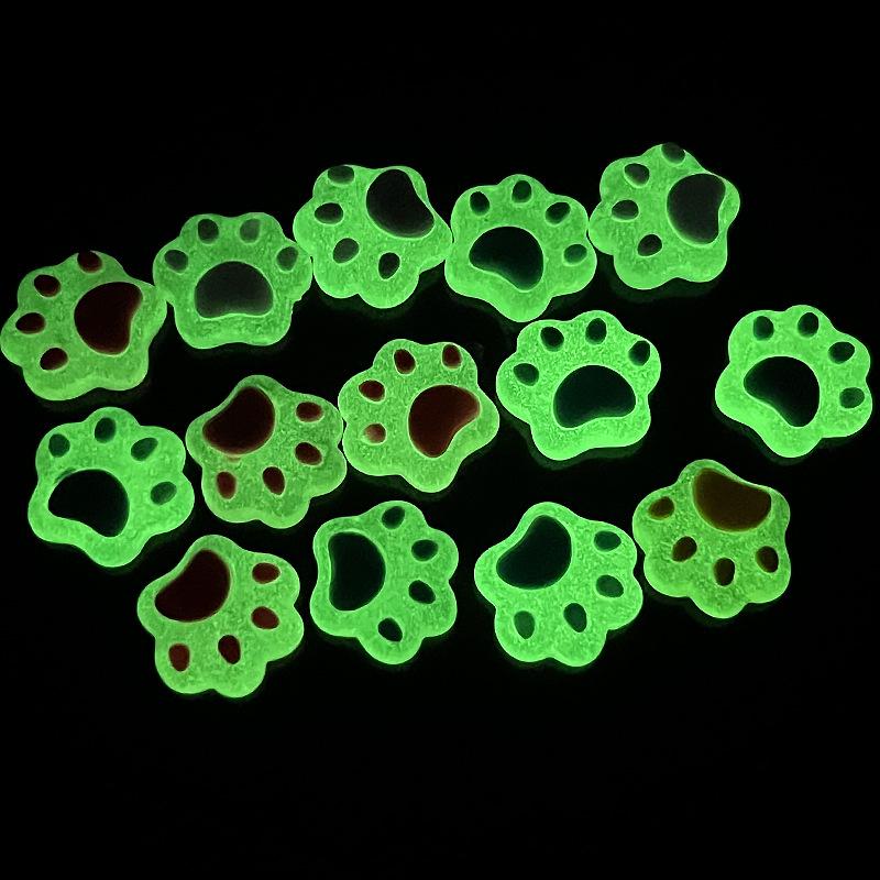 Luce Notturna Cartone Animato Carta Zampa di Gatto Amore Fai da Te Gel Crema Cover per Telefono Accessori per Capelli Toppa