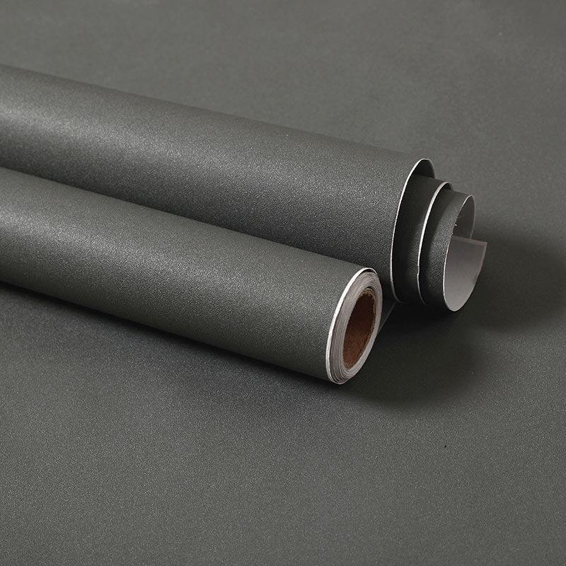 Waterpoof Matte Wallpaper White Grey Black Vinyl Self-Adhesive Stickers for Wall Furniture Livingroom Contact Paper Home Decor