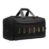 Jordan Velocity Fashion Sports Zipper Closure Polyester Shoulder Crossbody Tote Travel Bag Unisex Bags Black Gold HF7295-014