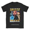 The Visual RhythmsDrizzy Drake T-Shirts for Casual Pure Cotton Tee Shirt Round Neck Short Sleeve T Shirt Summer Clothes Unisex
