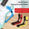 Elektrikli Ahşap Gitar Bacak Desteği Zahmetsiz Ve Rahat Enstrümana Zarar Vermez Tek Parça Dayanıklı Ve Kaymaz Kullanımı Kolay
