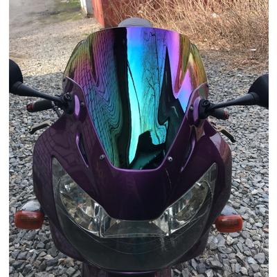 Parabrisas Doble Burbuja para Motocicleta Pantalla para 2000 2001 Honda CBR900RR CBR929RR CBR 900 929 RR 00 01 Fireblade Negro