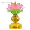 2 Stück/Los Chinesische Retro LED 110V~220V Lotuslampe Haushalt Gebetshalle elektrische Kerze Feng Shui Dekoration Heimdeko