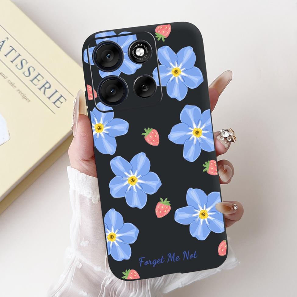 5G For Motorola Moto G56 G86 Cover For Motorola Moto G86 Case Silicone Fashion Butterfly Luxury Cute Funny Painted Back Cover