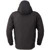 RS TAICHI Motorcycle Wear Riding Jacket Breathable Mesh CE Protector Hood Fixable Overlap Mesh Parka RSJ347 XL Spring/Summer Built-in BLACK/BLACK