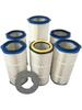 Quick-Release Dust Collector Cartridge for Industrial Powder Coating & Blasting