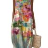 2025 Women's Autumn Solid Color Casual Dress – Customizable Print Option Available