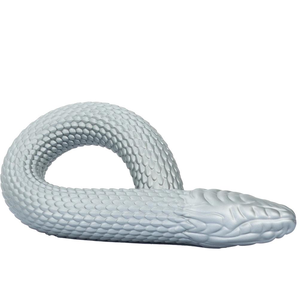 Super Large Snake Head Anal Plug with Suction Cup for Long-Term Wear and Deep Self-Stimulation