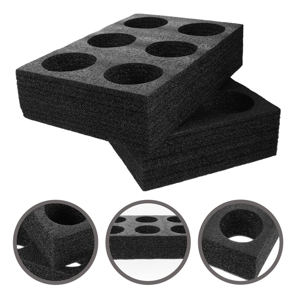 2 Pcs Drink Cup Bracket Drinks Espresso Fixing Holder Outdoor Stand Tray Convenient Coffee Carrier Milk Tea