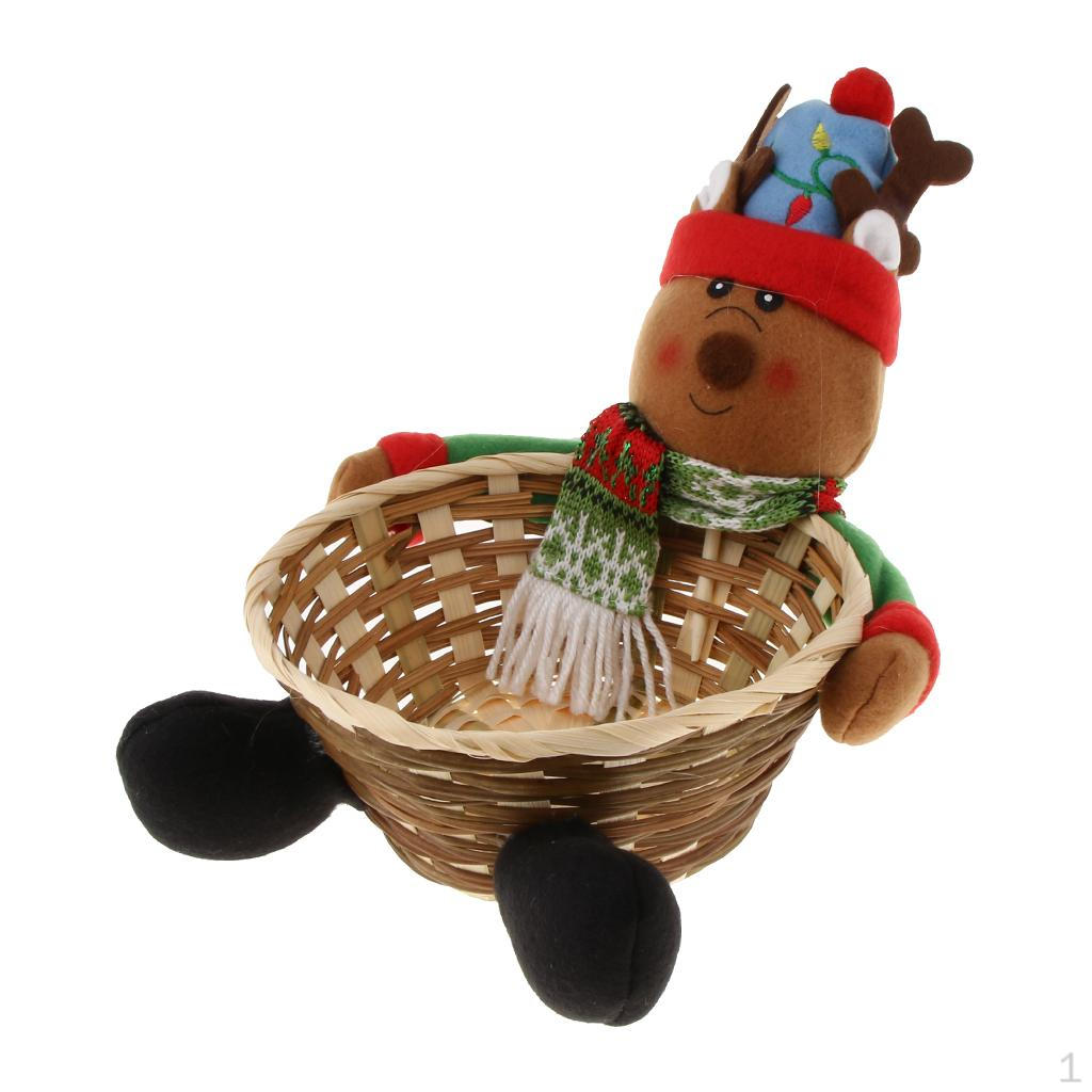 Candy Storage Basket / Deer Snowman Deer