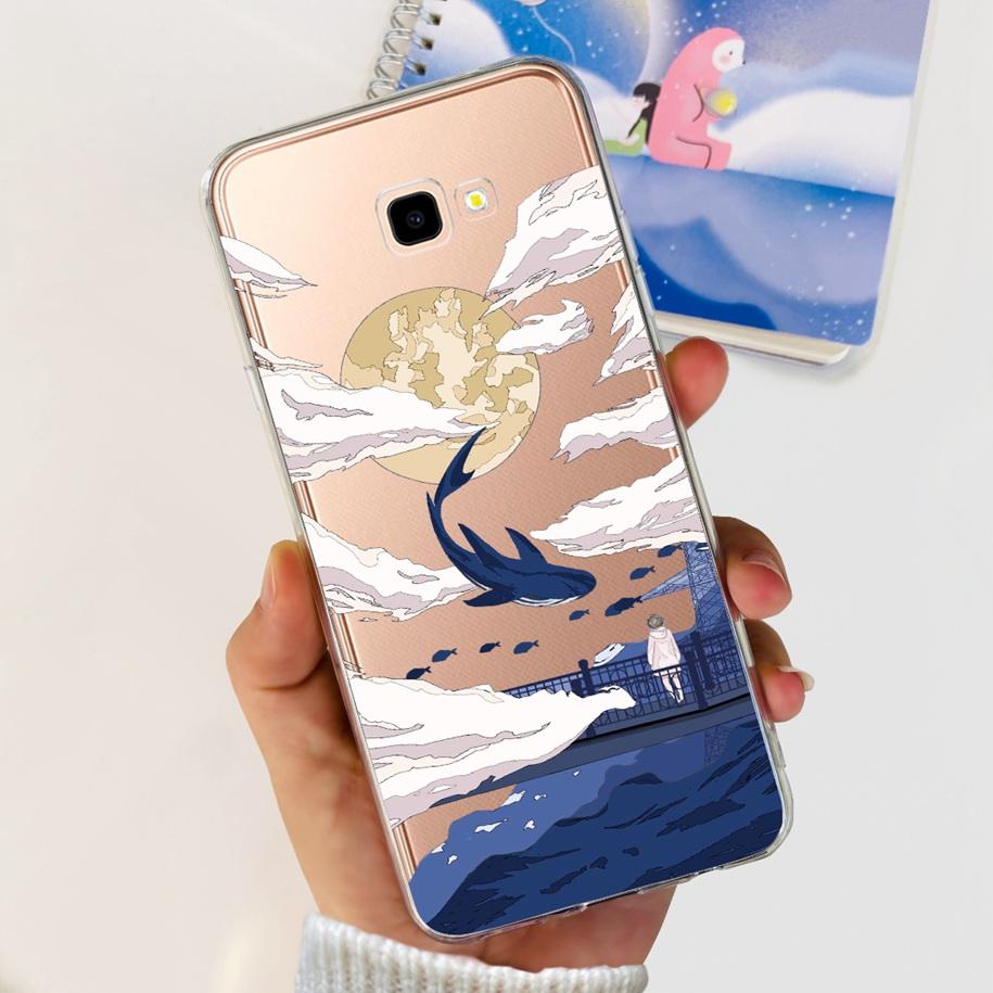 For Samsung Galaxy J4 Plus 2018 Phone Case Fashion Flower Soft Silicone Cover For Samsung J4 J 4 Plus 2018 J4+ J415F J4Plus Capa