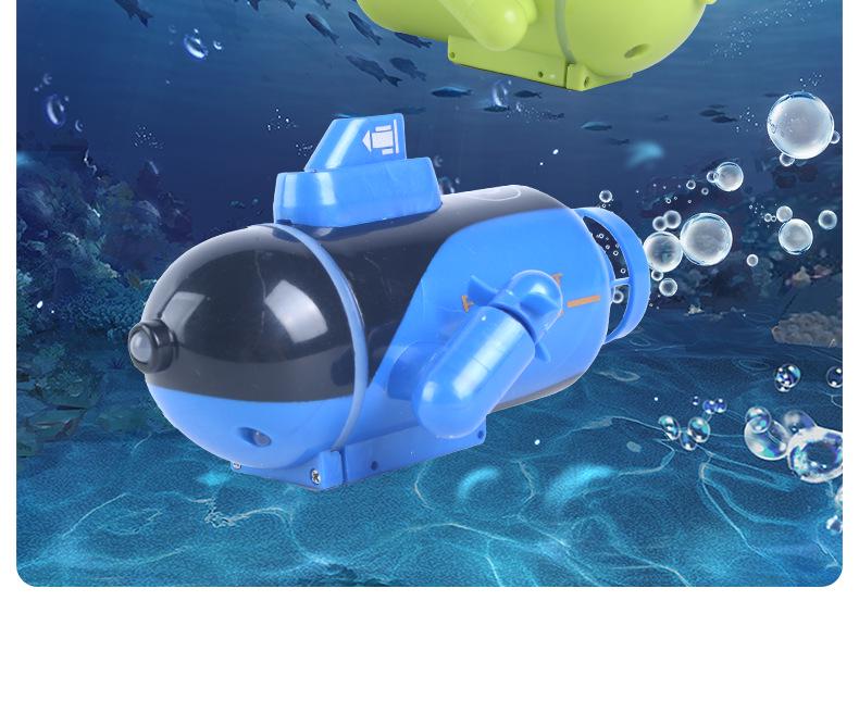 Golden Light RC Mini Submarine Model - Nuclear Submarine, Small Remote-Controlled Boat, Rechargeable, Perfect for Kids