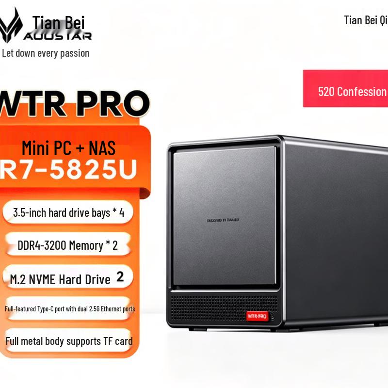 Мини-ПК AOOSTAR WTR Pro AMD R7 (Китайская версия)