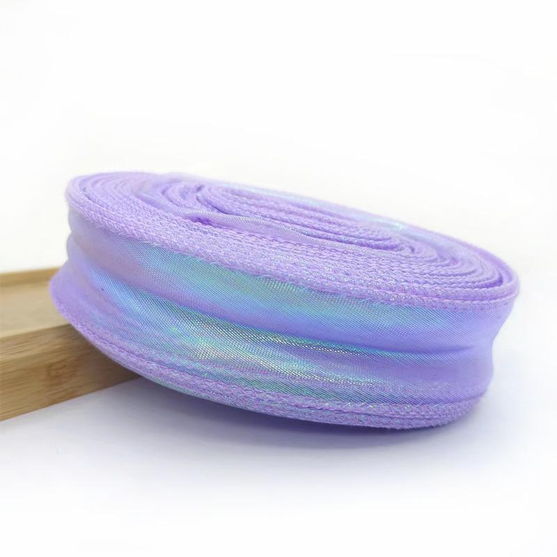 Iridescent Fishtail Yarn Ribbon for DIY Cake Decor & Gift Wrapping