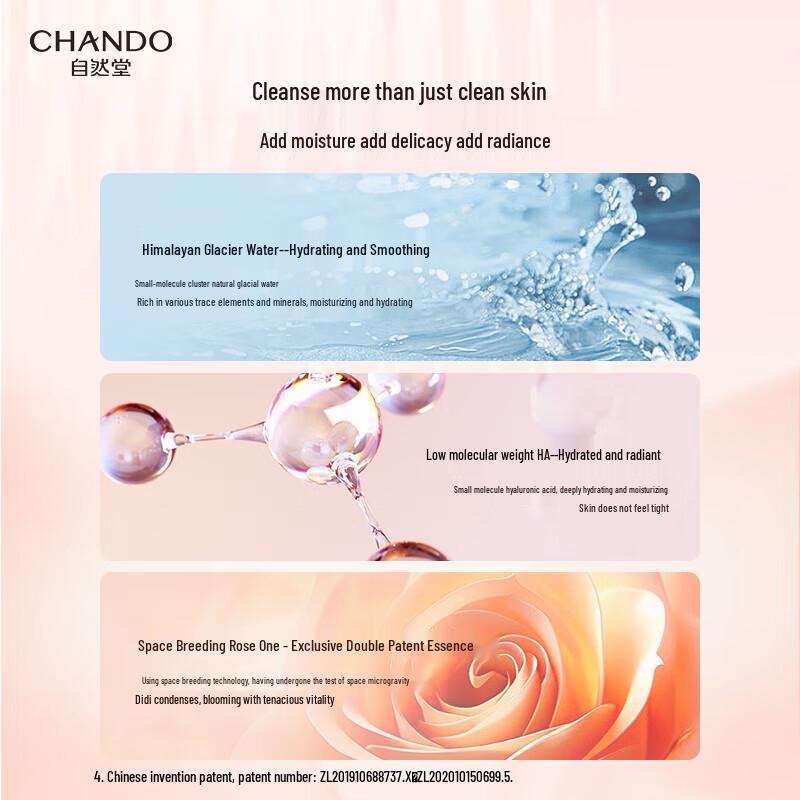 CHANDO Pink Diamond Amino Acid Cleansing Gel 150g