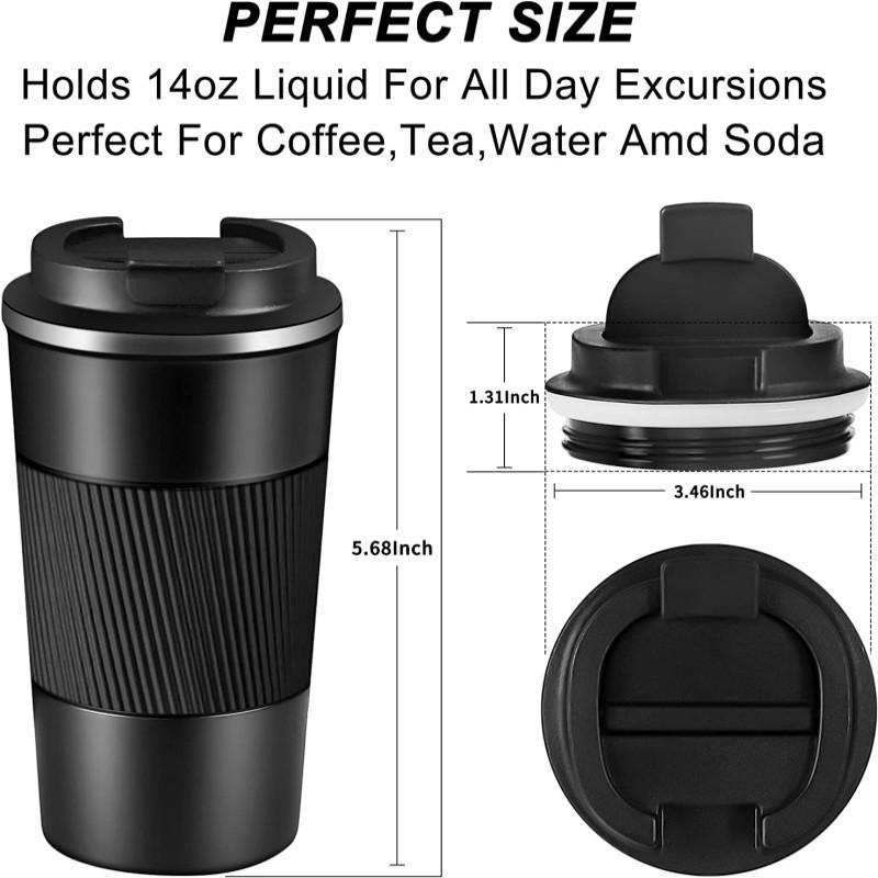 350ML Edelstahl Thermobecher Auslaufsicher Thermos Kaffee Vakuumbecher Reise Thermos Vakuumflasche Isolierter Becher Wasserflasche