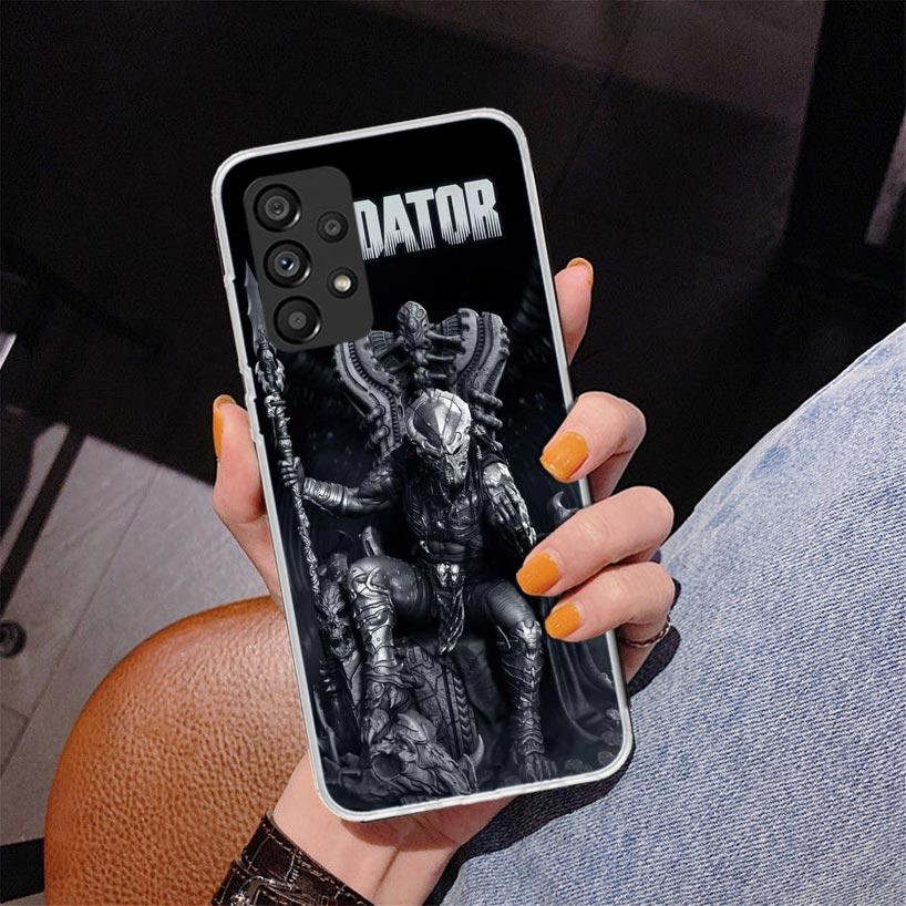 Alien Vs Predator Painted Phone Case For Samsung Galaxy A17 A16 A15 A14 A13 A57 A56 A55 A54 A53 A37 A36 A35 A34 A33 A26 A25 A24