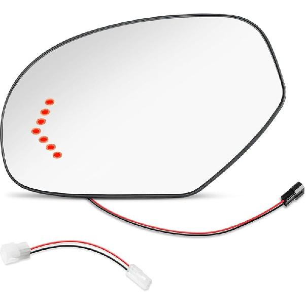 Driver Side Mirror With Turn Signal Replacement For 2007-2013 Chevy Tahoe, Suburban, Chevrolet Silverado, GMC Yukon, Sierra, Cadillac Escalade - Left
