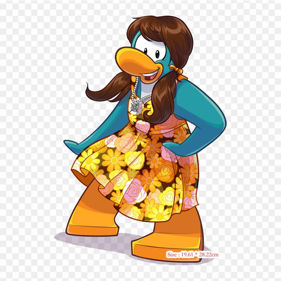 Club Penguin Island Wikia Iron On Heat Transfer Printing Vinyl Patches Sticker for Clothes DIY Appliques Washable Patches