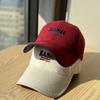 Hat Summer Peaked Cap Female Face Small Letter Embroidered Baseball Cap Soft Top Sunscreen Spring and Autumn Fashion Commute
