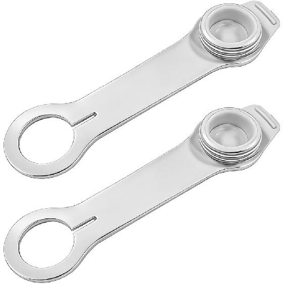 RV Water Inlet Pulg Cap, 2PCS Waterproof Motorhome City Water Fill Rubber Inlet Cover with Strap, Caravan Replacement Accessories, Universal for