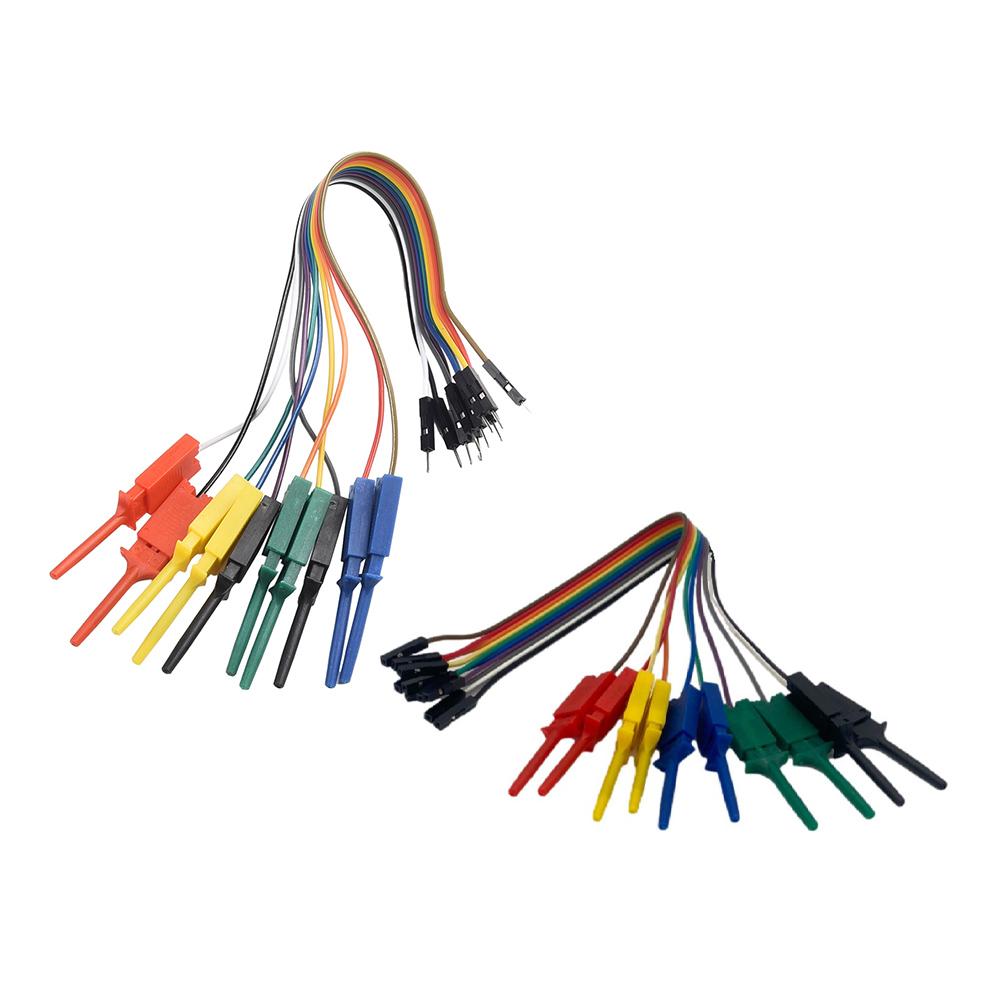 Logikanalysator Testhaken 20er Pack Stecker und Buchsen für Präzisionsschaltungsprüfung und Multimetermessung