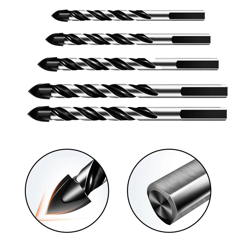 Rukojeť trojúhelníkového tvaru 5ks vrtáků do dřeva 3/4/5/6/6mm cihla