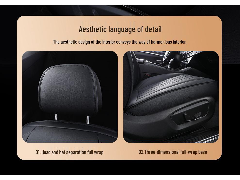2021 Full Leather Diamond Pattern Car Seat Cushion for All Seasons