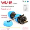 Wasserdichter Luftfahrtstecker WM16 Mehrpolig (2 bis 10 Pins) Verbinder