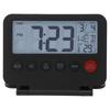 Compact Travel Alarm Clock with 1224H Time Format Temperature Display and Convenient Weekend Mode Perfect for Travel