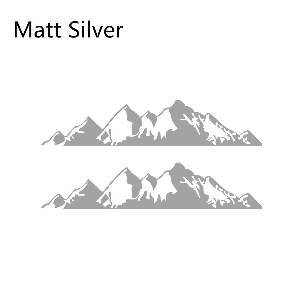 2PCS Car Stickers For Jeep Renegade Liberty Patriot Wrangler JK Grand Cherokee Rubicon Compass Vinyl Mountain Decals Accessories