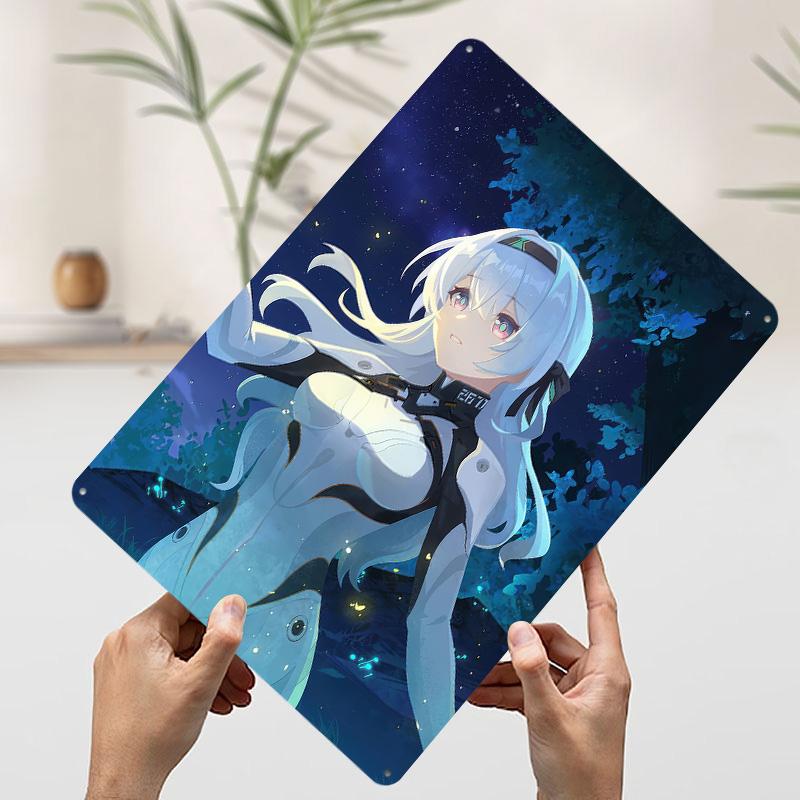 

Honkai Star Rail Firefly Metal Poster Customized Wall Art Retro Vintage Tinplate Signs for Aesthetic Decoration Room Home Decor 7.9x11.8In(20x30cm)