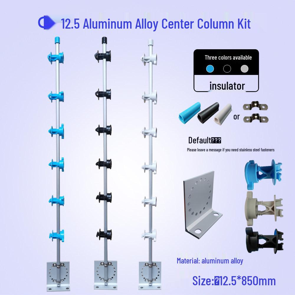 Pulse Electronic Fence Accessory Set: Aluminum Alloy Brackets & Posts (10 Sets) with Free Shipping