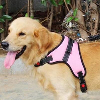 Purple Pet Puppy Large Dog Medium Dog L-Type Harness + Leash Set M, 1 Set, Pink