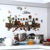 Küchen-Wandaufkleber Abnehmbare Wanddeko DIY Anpassbares Design