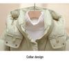 Women's Short Cotton Jacket 2025: Winter Korean Style Loose Stand Collar Down Coat, Thickened and Versatile Outerwear.
