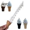 Slippery Ice Cream Toy Retractable Longsword Toy, Twisting Cone Kids Spiral Rotating Fidget for Adults Children