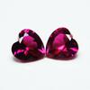 Heart Bloody Red Mogok 6 MM Pair 2.00 Ct Natural Ruby CERTIFIED Loose Gemstone MQ-8474 00