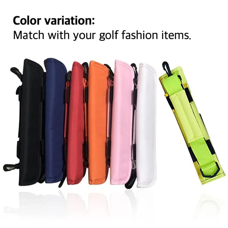 Mini-Golftaschen-Tragetasche Leichte Nylon-Tragetasche für Driving Range Reise-Tasche Golf-Trainingskoffer mit verstellbaren Schultergurten