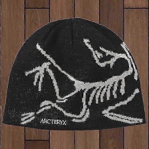 Czapka zimowa Arc'teryx Bird Head Toque Czarna Wełna Merino Dzianinowa Czapka Zimowa Unisex Czarny stya