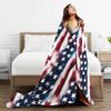 American Flag Blankets Quality Warm  Throw Blanket Spring Airplane Travel Couch Chair Street Trend Bedspread